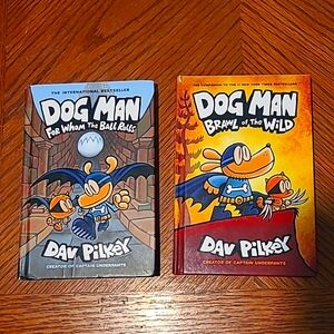Dog Man graphic novel books (2)